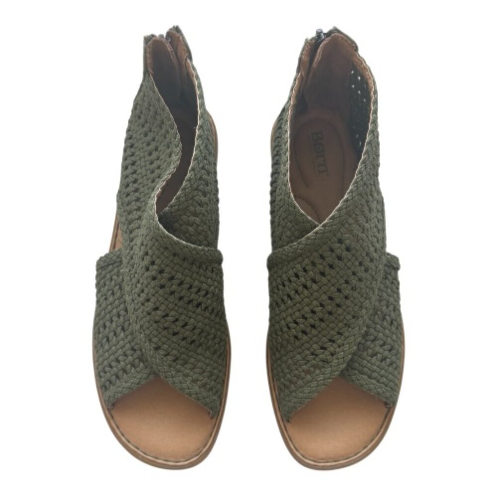 Born Iwa Mac Sandals Women's Size 11M Green Macrame Perforated BR0046663 CQH23 - Picture 12 of 12
